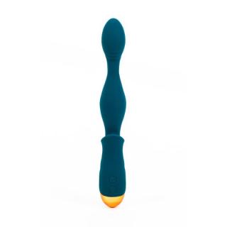 X-Men Vibrating Plug I - szilikon, akkus, vízálló anál vibrátor - 22 cm (zöld)