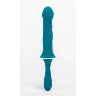 X-Men Vibrating Plug II - szilikon, akkus, vízálló anál vibrátor - 24 cm (zöld)