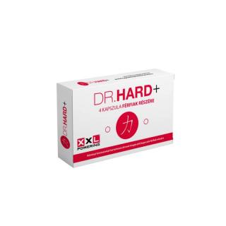 XXL Powering + Dr. Hard - potencianövelő, étrendkiegészítő kapszula férfiaknak (4 db)