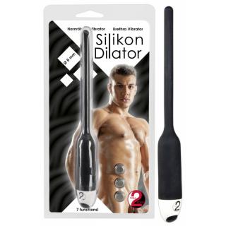 You2Toys Dilator - szilikon húgycsővibrátor - 8 mm (fekete)