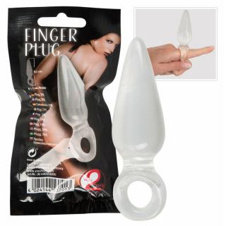 You2Toys Finger Plug - vízálló análujj dildó - 9,5 cm (átlátszó)
