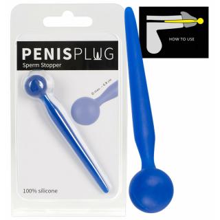You2Toys Penis Plug Sperm Stopper - húgycsőtágító stimulátor - 9,6 cm (kék)