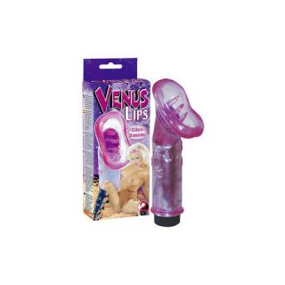 You2Toys Venus Lips - csiklóizgató vibrátor - 15 cm (lila)