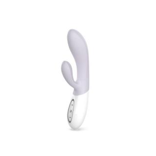 Zini Dew Dual Pleasure Rabbit Vibrator - szilikon, akkus, vízálló, G-pontos, csiklókaros vibrátor - 20 cm (lila)