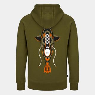 KUMU True Leather Hoodie Pulóver - XL