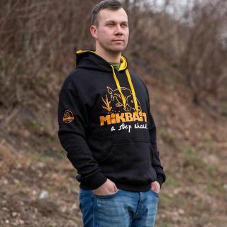 MIKBAITS FANS TEAM FÉRFI KAPUCNIS PULÓVER – FEKETE 4XL