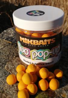 MIKBAITS FLUO POP-UP BOJLI – Sweetcorn * CSEMEGE KUKORICA 14 mm