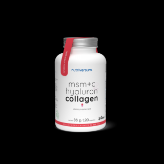 MSM+C Hyaluron Collagen 120 kapszula - Nutriversum