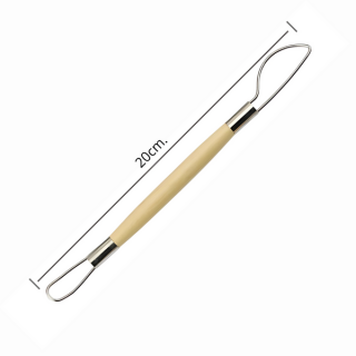 Adria HURKOS FORMÁZÓ, mintázó, üregelő szerszám, kétoldalas, 1-es 20cm