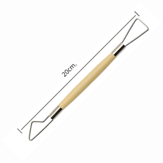 Adria HURKOS FORMÁZÓ, mintázó, üregelő szerszám, kétoldalas, 4-es 20cm