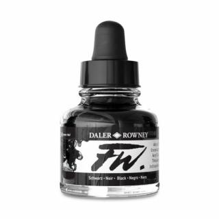 Daler-Rowney FW akril tinta 028 fekete 29,5ml