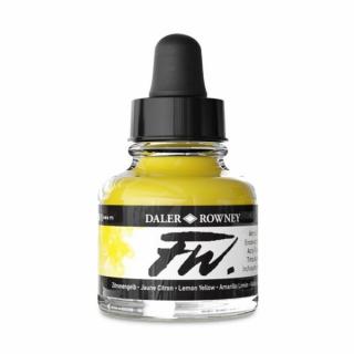 Daler-Rowney FW akril tinta 651 citromsárga 29,5ml