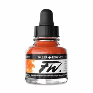 Daler-Rowney FW akril tinta 653 foszforeszkáló narancs 29,5ml