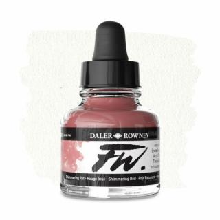 Daler-Rowney FW akril tinta 713 csillogó piros 29,5ml