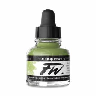 Daler-Rowney FW akril tinta 714 csillogó zöld 29,5ml