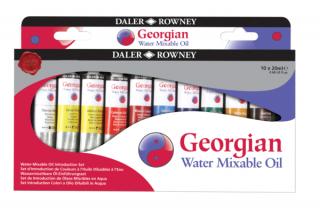 Daler-Rowney GEORGIAN WATER MIXABLE OIL vizes olajfesték 10*20ml