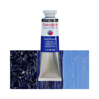 Daler-Rowney GEORGIAN WATER MIXABLE OIL vizes olajfesték 123 ultramarinkék 37ml