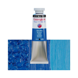 Daler-Rowney GEORGIAN WATER MIXABLE OIL vizes olajfesték 129 sevre kék 37ml