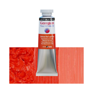 Daler-Rowney GEORGIAN WATER MIXABLE OIL vizes olajfesték 505 kadmium világos vörös imit 37ml