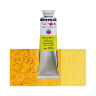 Daler-Rowney GEORGIAN WATER MIXABLE OIL vizes olajfesték 620 kadmium sárga imit 37ml