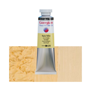 Daler-Rowney GEORGIAN WATER MIXABLE OIL vizes olajfesték 635 nápolyi sárga 37ml