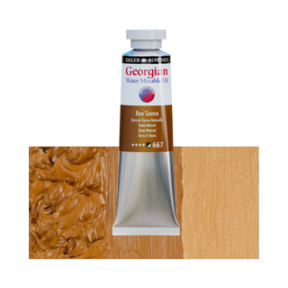 Daler-Rowney GEORGIAN WATER MIXABLE OIL vizes olajfesték 667 természetes sziéna 37ml