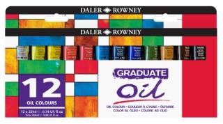 Daler-Rowney GRADUATE olajfesték készlet 12*22ml