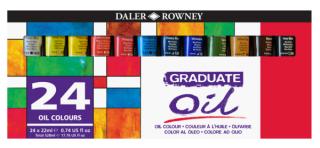 Daler-Rowney GRADUATE olajfesték készlet 24*22ml