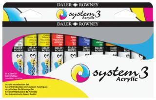 Daler-Rowney SYSTEM3 akrilfesték 10*22ml