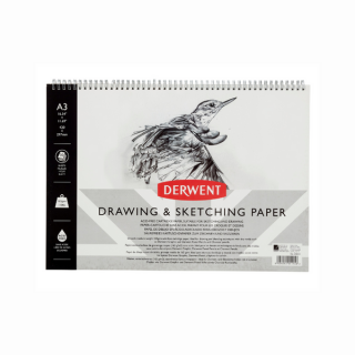 Derwent DRAWING  SKETCHING rajztömb, A3 165g 30lap