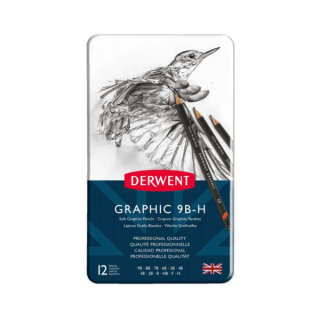 Derwent GRAPHIC grafitceruza készlet 9B-H 12db-os