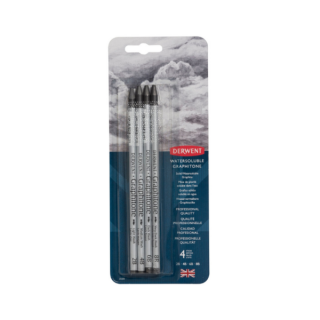 Derwent GRAPHITONE vízzel elmosható ceruza készlet 2B-4B-6B-8B 4db-os