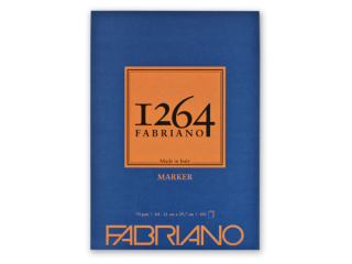 Fabriano 1264 Marker tömb A4 100lap 70g, 1 oldalán ragasztott