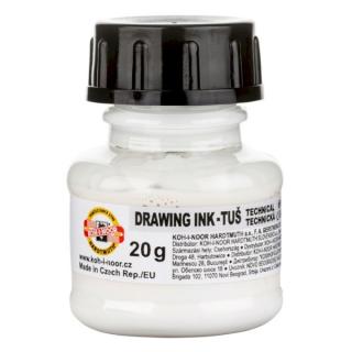 Koh-i-noor DRAWING INK tus 20g fehér