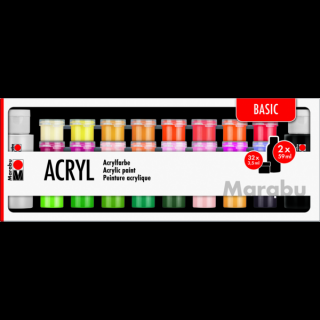 Marabu ACRYL akrilfesték készlet 32*3,5ml