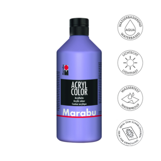 Marabu ACRYL COLOR akrilfesték 007 levendula 500ml