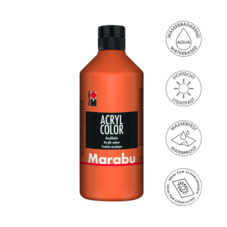Marabu ACRYL COLOR akrilfesték 013 narancs 500ml