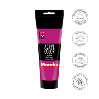 Marabu ACRYL COLOR akrilfesték 014 magenta 225ml