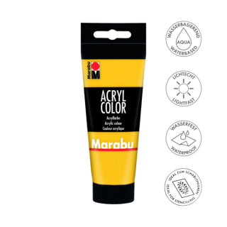 Marabu ACRYL COLOR akrilfesték 021 középsárga 100ml