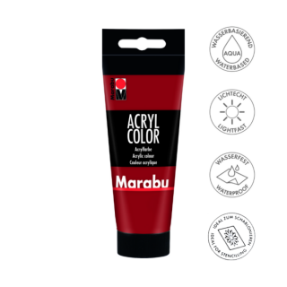 Marabu ACRYL COLOR akrilfesték 038 rubinvörös 100ml