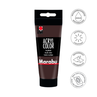 Marabu ACRYL COLOR akrilfesték 040 középbarna 100ml