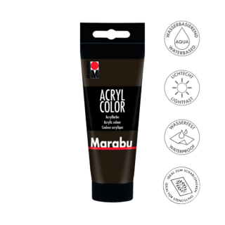 Marabu ACRYL COLOR akrilfesték 045 sötétbarna 100ml