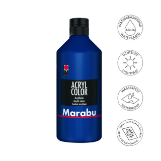 Marabu ACRYL COLOR akrilfesték 053 sötétkék 500ml