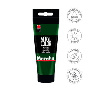 Marabu ACRYL COLOR akrilfesték 075 fenyőzöld 100ml