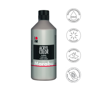 Marabu ACRYL COLOR akrilfesték 082 ezüst 500ml