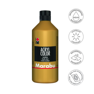 Marabu ACRYL COLOR akrilfesték 084 arany 500ml