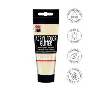 Marabu ACRYL COLOR GLITTER akrilfesték 584 csillámos arany 100ml