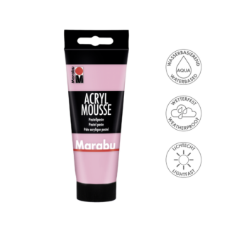 Marabu ACRYL MOUSSE akrilhab 033 rózsa 100ml