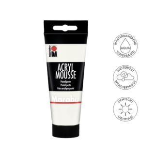 Marabu ACRYL MOUSSE akrilhab 070 fehér 100ml