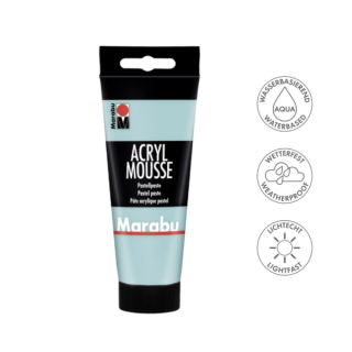 Marabu ACRYL MOUSSE akrilhab 091 karibi kék 100ml